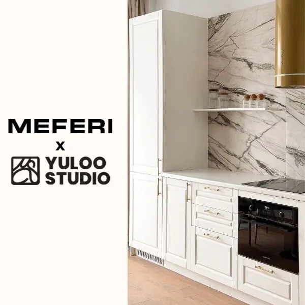 Трешка на берегу реки в ЖК Новоданиловская 8: Yuloo Studio и техника MEFERI Трешка на берегу реки в ЖК Новоданиловская 8: Yuloo Studio и техника MEFERI