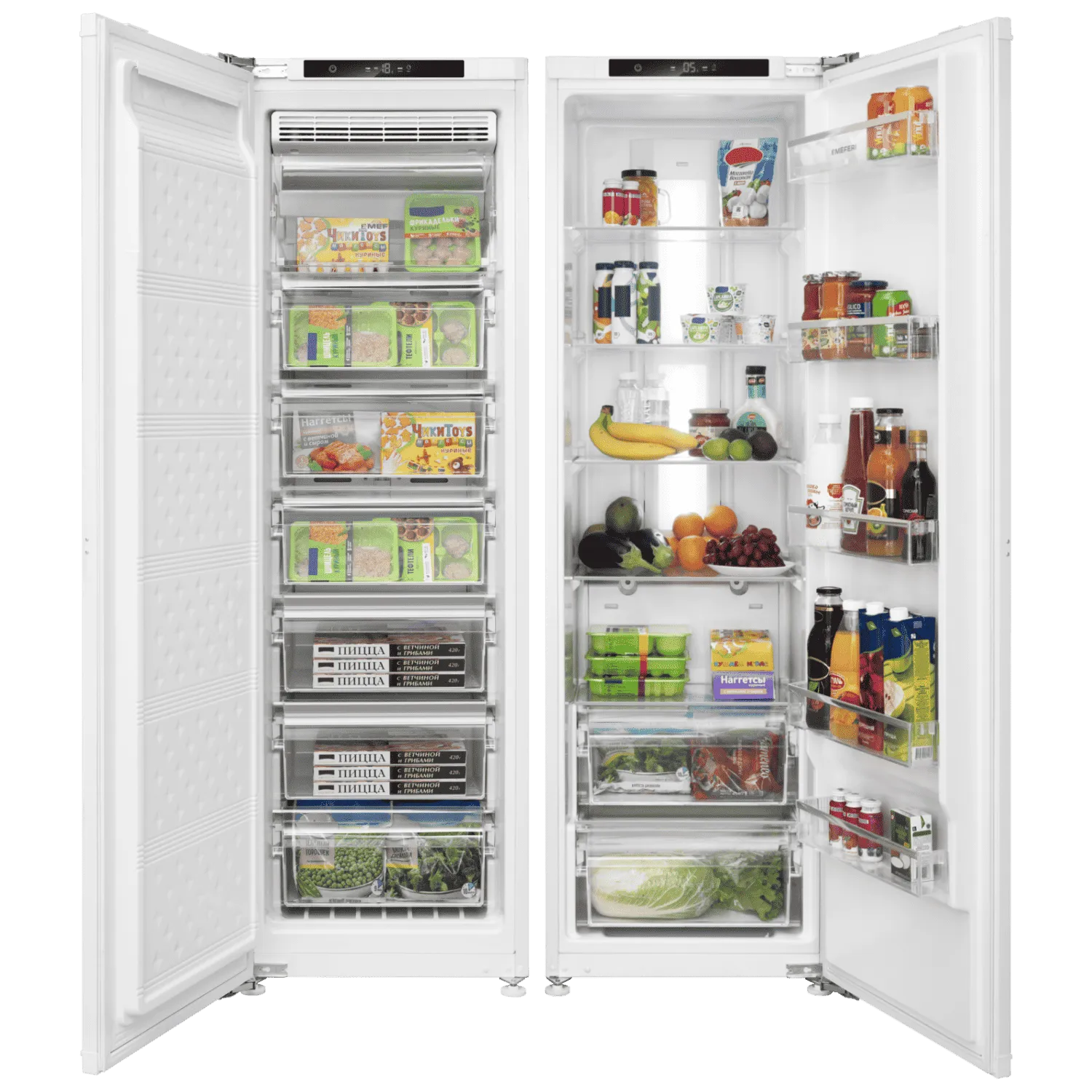 Комплекты из холодильников и морозильников