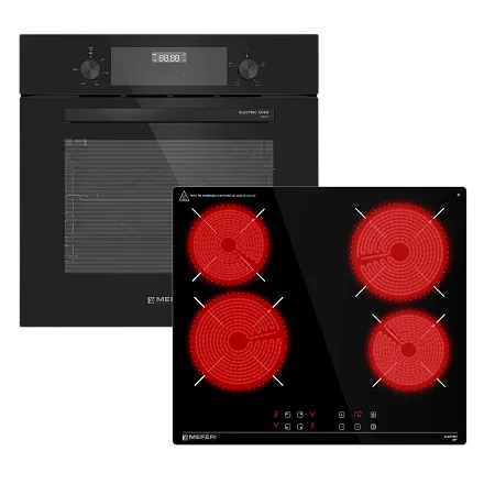 Комплект встраиваемой техники 60см черный MEFERI MS60BK02 Комплект встраиваемой техники 60см черный MEFERI MS60BK02