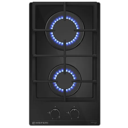 Варочная панель газовая MEFERI MGH302BK GLASS LIGHT Варочная панель газовая MEFERI MGH302BK GLASS LIGHT