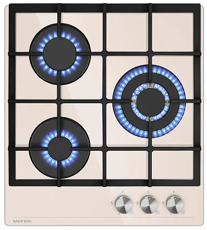 Варочная панель газовая MEFERI MGH453BG GLASS POWER Варочная панель газовая MEFERI MGH453BG GLASS POWER