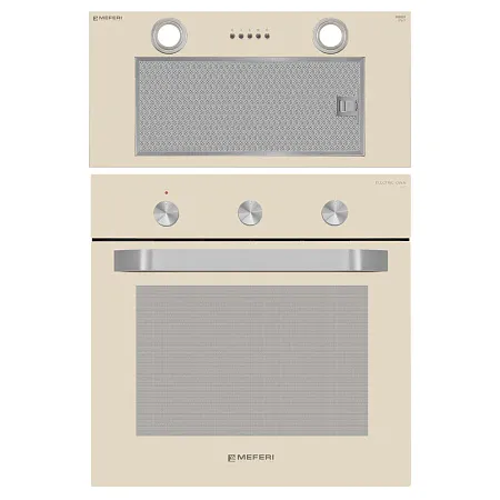 Комплект встраиваемой техники MEFERI 60см бежевый MS60BG24 Комплект встраиваемой техники MEFERI 60см бежевый MS60BG24