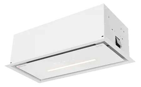 Вытяжка кухонная MEFERI SMARTBOX60WH GLASS COMFORT, 60 см, встраиваемая, белая, стекло, производительность 950 м3/ч, 3 скорости, низкий уровень шума, режимы отвод и рециркуляция, гарантия 3 года Вытяжка кухонная MEFERI SMARTBOX60WH GLASS COMFORT, 60 см, встраиваемая, белая, стекло, производительность 950 м3/ч, 3 скорости, низкий уровень шума, режимы отвод и рециркуляция, гарантия 3 года