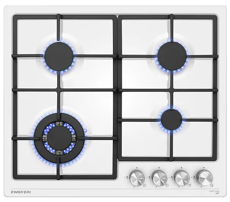 Варочная панель газовая MEFERI MGH604WH LIGHT Варочная панель газовая MEFERI MGH604WH LIGHT
