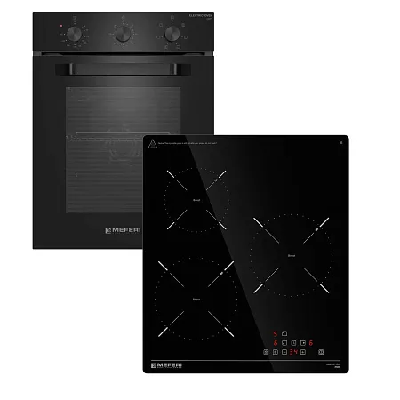 Комплект встраиваемой техники 45 см черный MEFERI MS45BK03 Комплект встраиваемой техники 45 см черный MEFERI MS45BK03
