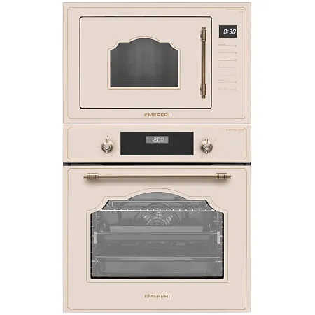 Комплект встраиваемой техники MEFERI 60см бежевый MS60BG77 Комплект встраиваемой техники MEFERI 60см бежевый MS60BG77