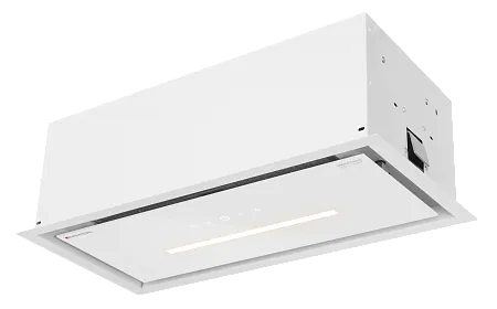 Вытяжка кухонная MEFERI SMARTBOX60WH GLASS COMFORT, 60 см, встраиваемая, белая, стекло, производительность 950 м3/ч, 3 скорости, низкий уровень шума, режимы отвод и рециркуляция, гарантия 3 года Вытяжка кухонная MEFERI SMARTBOX60WH GLASS COMFORT, 60 см, встраиваемая, белая, стекло, производительность 950 м3/ч, 3 скорости, низкий уровень шума, режимы отвод и рециркуляция, гарантия 3 года
