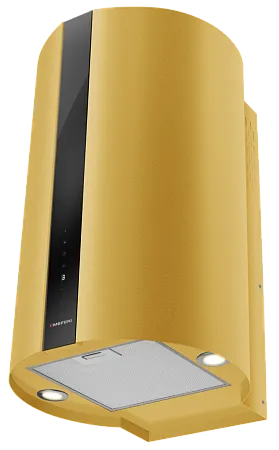 Вытяжка кухонная цилиндрическая настенная MEFERI TUBE40GOLD COMFORT PLUS, 40 см, золотая, производительность 1200 м3/ч, 5 скоростей, режимы отвод и рециркуляция, сенсорное управление, гарантия 3 года Вытяжка кухонная цилиндрическая настенная MEFERI TUBE40GOLD COMFORT PLUS, 40 см, золотая, производительность 1200 м3/ч, 5 скоростей, режимы отвод и рециркуляция, сенсорное управление, гарантия 3 года