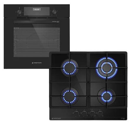 Комплект встраиваемой техники 60см черный MEFERI MS60BK01 Комплект встраиваемой техники 60см черный MEFERI MS60BK01
